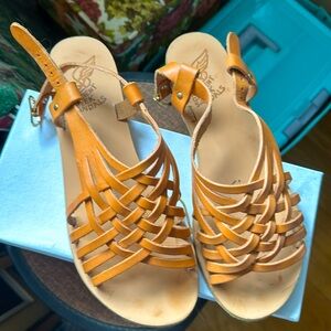 Ancient Greek Sandals Plekti Maria in Natural Size 41